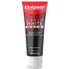 Toothbrushes, Toothpastes & Mouthwashes Colgate Optic White with Charcoal Cool Mint 119g