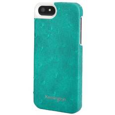 Turkis Covers med kortholder Kensington Vesto Leather Texture taske til mobiltelefon