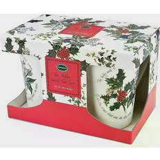 Portmeirion Holly And Ivy Mandarin Mugs Boxed Set of 2 Cup 2pcs