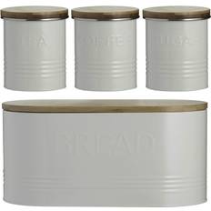 Typhoon Essentials 4 Piece Set Cream Kitchen Container