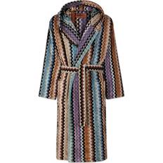 Missoni Home Adam Bademantel Mit Zickzackmuster - Blau