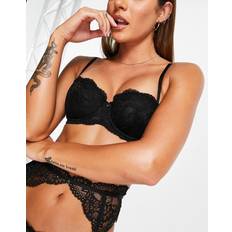 Ann Summers Sexy Lace Planet Blend Badded Balconette Bra - Black