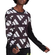 Brown - Sportswear Garment Jumpers adidas Own The Run Celebration Sweatshirt Ladies Multi