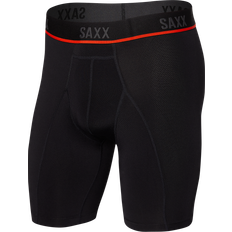 Saxx Kinetic Light-Compression Mesh Long Leg - Sort