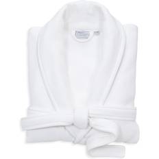 Linum Home Textiles Waffle Terry Bath Robe with Satin Piped Trim Bedding