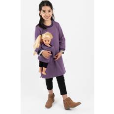 Brown Dresses Children's Clothing Leveret Girl Sweat Dress