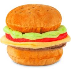 P.L.A.Y. Plush Hamburger Dog Toy