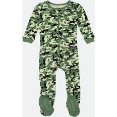 Leveret Baby Footed Camouflage Print Pajamas