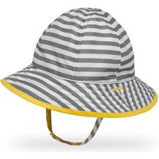 1-3M Bucket Hats Children's Clothing Sunday Afternoons Baby Sunskipper Bucket Hat - Quarry Stripe/Lemon