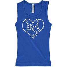 Soft As A Grape Girls Youth Royal Kansas City Royals Cotton Tank Top