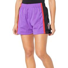 Beige - Fitness & Gimnasio Shorts Mitchell & Ness Pantalones Cortos De Mujer Jump Shot Violet