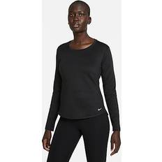 Nike Therma-Fit One Langærmet Top - Sort/Hvid