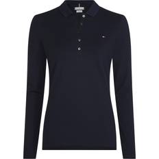 Tommy Hilfiger Heritage Long Sleeve Polo Shirt MIDNIGHT