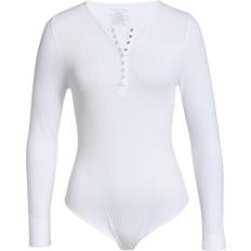 Yummie Katrina Henley Seamless Ribbed Bodysuit Small/Medium