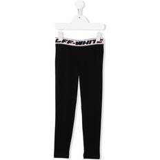 Off-White KIDS Logo Waistband Mid-rise Leggings