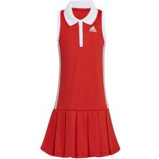 Adidas Girls Dresses Children's Clothing Adidas Girl's Sleeveless Polo Dress - Vivid Red