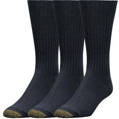 Mens Toe(R) 3pk. Cotton Fluffies Crew Socks 10-13