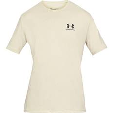 Beige - Homme T-shirts Under Armour Chest Logo T-shirt - Brown