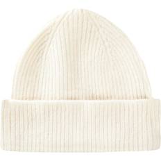 Argent Bonnets Lambswool/Caregora Beanie Silver