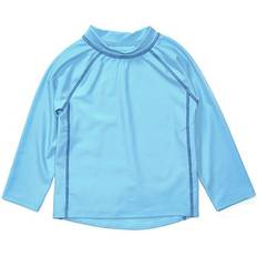 18-24M - Girls UV Shirts Children's Clothing Leveret Long Sleeve Rash Guard Swim Shirt - Light Blue