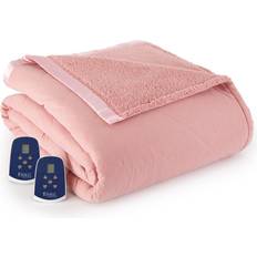 Micro Flannel Electric Heated Blankets Pink (256.54x228.6cm)