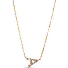 My Name A-Z Necklace - Gold/Multicolour