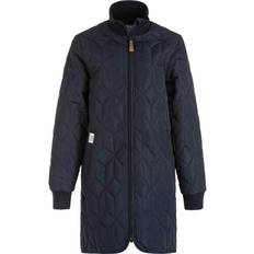 Nokka Long Quilted Jacket Women - Navy