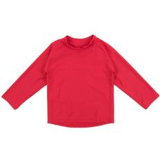 18-24M - Girls UV Shirts Children's Clothing Leveret Long Sleeve Rash Guard - Red