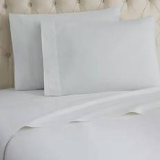 Micro Flannel Solid Bed Sheet White (274.32x233.68cm)