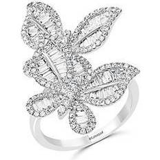 Bloomingdale's Butterfly Statement Ring - White Gold/Diamonds