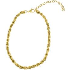 Adornia 14K Plated Rope Chain Necklace