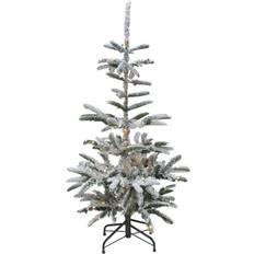 Interior Details Northlight Pre-Lit Noble Fir Artificial Flocked Christmas Tree-Warm Clear Led Lights Christmas Tree