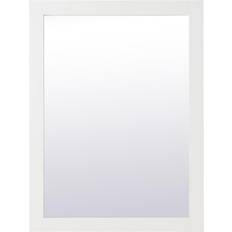 White Table Mirrors Aqua Rectangle Vanity 24 Inch In White