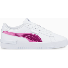 TPU Trainers Children's Shoes Puma Jada Holo Youth Trainers - White-White-Silver