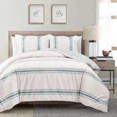 Lush Decor Farmhouse Duvet Cover Blue (264.16x228.6cm)