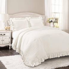 Vita Sängöverkast Lush Decor Reyna Sängöverkast Vit (279.4x243.84cm)