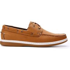 Men - Textile Boat Shoes Aston Classic - Tan