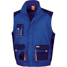 Mies - Oranssi Liivit Result Mens Work-Guard Lite Workwear Gilet Bodywarmer (Breathable And Windproof) (Royal Orange)