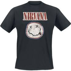 ROCK OFF Nirvana Distressed Logo T-shirt