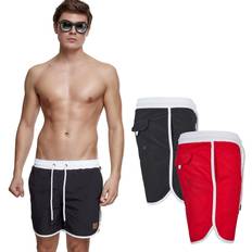 Urban Classics Retro Swimshorts white/magicmango