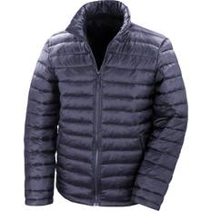 Result Mens Ice Bird Padded Winter Jacket (Water Repellent & Windproof) (Black)