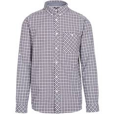 Trespass Mens Wroxtonley Checked Shirt (Grey)