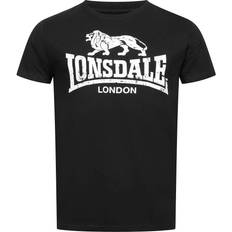 Lonsdale Herr Silverhill T-shirt - Mörkröd/Marinblå