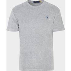 Polo Ralph Lauren – Gråmelerad t-shirt med ikonlogga i frotté av bomull-Grå/a