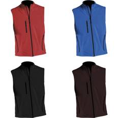 Sol's Rallye Soft Shell Bodywarmer Jacket - Rot/Schwarz/Grün