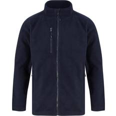 Henbury Chaqueta Polar de Poliéster Reciclado Unisex Adulto - Negro/Azul