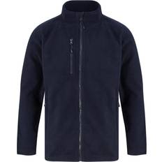Henbury Unisex Adult Recycled Polyester Fleece Jacket - Black