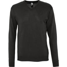 SOLS Mens Galaxy V Neck Sweater (Black)