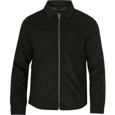 Jack & Jones JPRCOOPER PU SHIRT JACKET Pepper