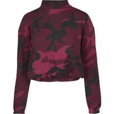 Urban Classics Turtleneck Crew - Olive Camouflage